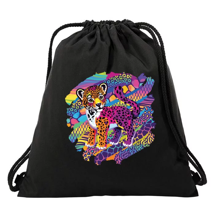 90s Inspired Tiger Drawstring Bag