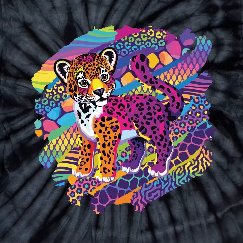 90s Inspired Tiger Tie-Dye T-Shirt