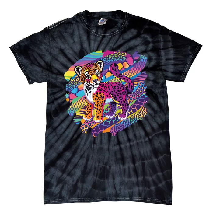 90s Inspired Tiger Tie-Dye T-Shirt