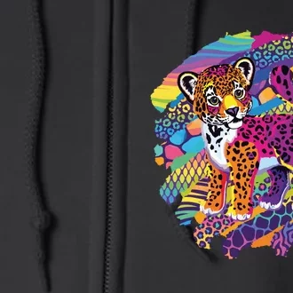 90s Inspired Tiger Full Zip Hoodie