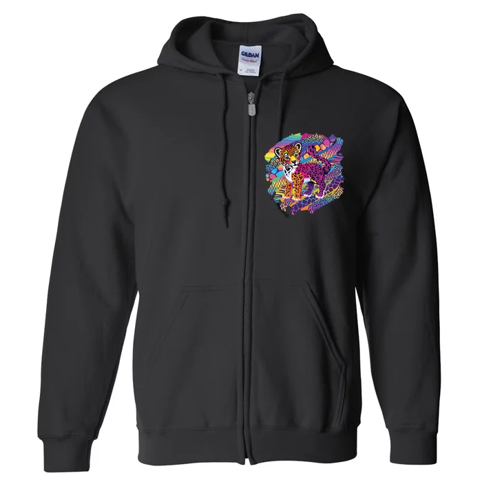 90s Inspired Tiger Full Zip Hoodie