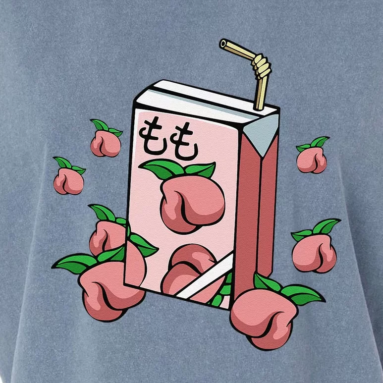 90s Japanese Aesthetic Peach Vaporwave Otaku Anime Garment-Dyed Women's Muscle Tee