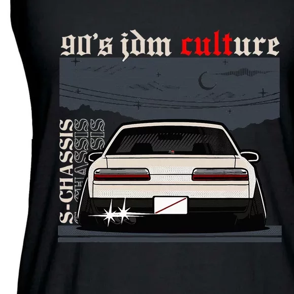 90s Jdm Culture S13 Car Ladies Essential Flowy Tank