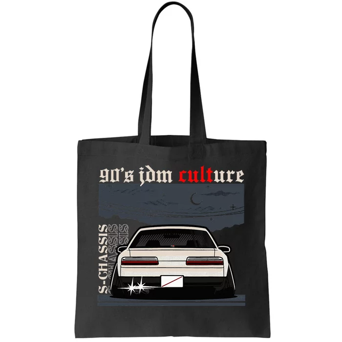 90s Jdm Culture S13 Car Tote Bag