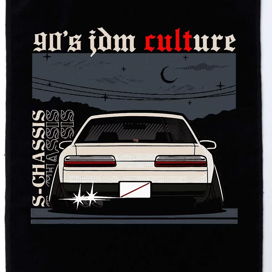 90s Jdm Culture S13 Car Platinum Collection Golf Towel