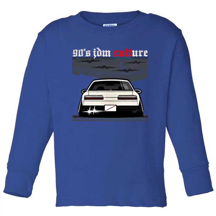 90s Jdm S13 Car 2side Graphic Cute Gift Toddler Long Sleeve Shirt