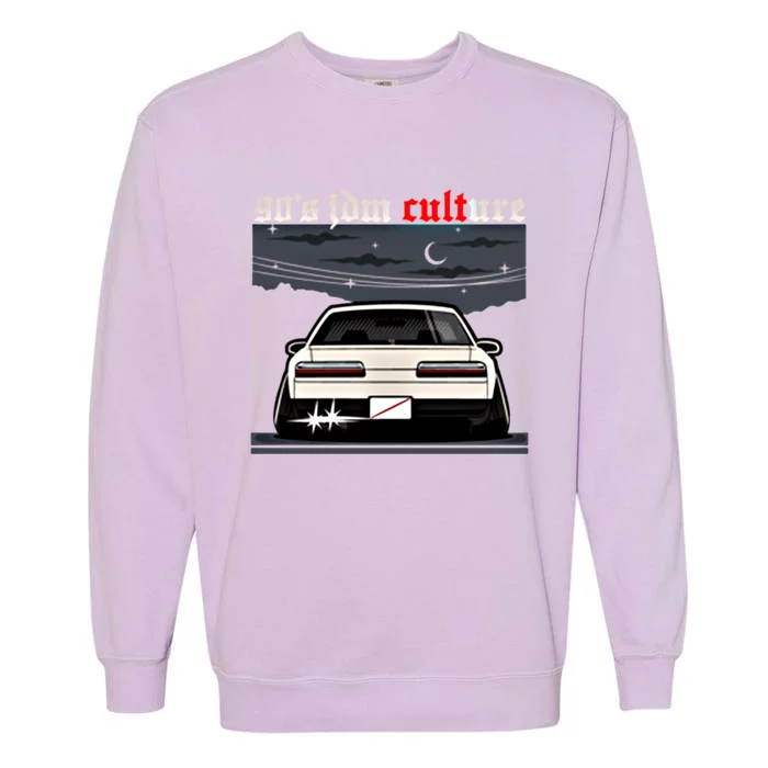 90s Jdm S13 Car 2side Graphic Cute Gift Garment-Dyed Sweatshirt