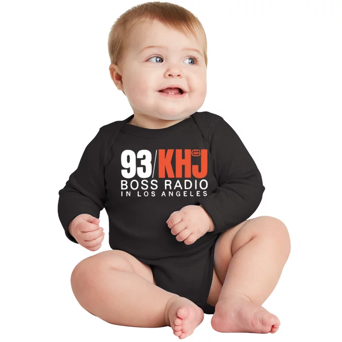 93 Khj Boss Radio 2 Baby Long Sleeve Bodysuit