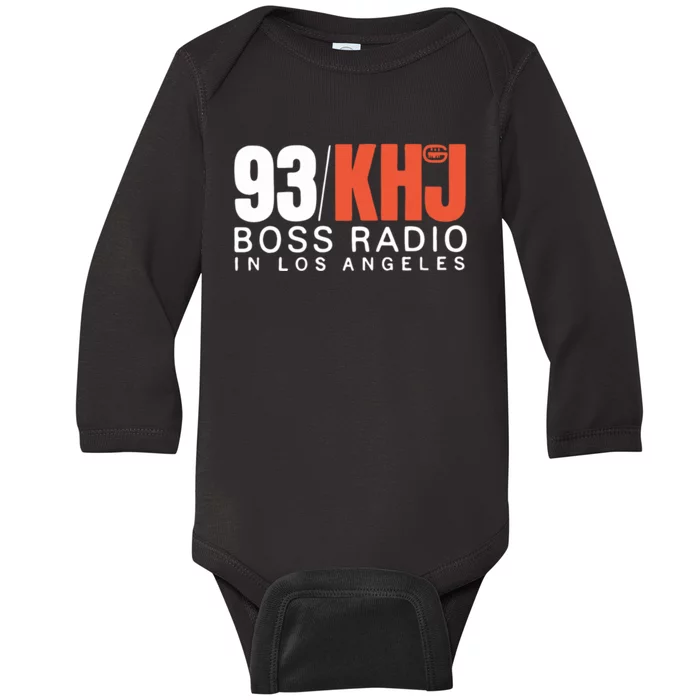 93 Khj Boss Radio 2 Baby Long Sleeve Bodysuit