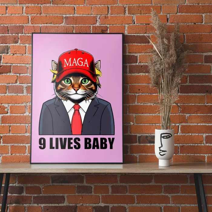 9 Lives Baby Trump 2024 Poster