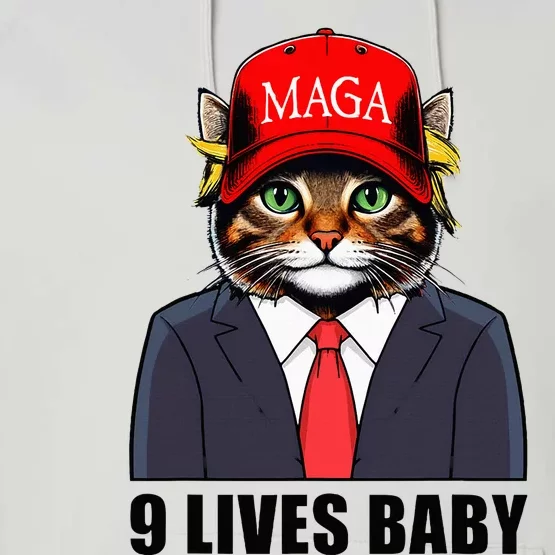 9 Lives Baby Trump 2024 You Missed Again Performance Fleece Hoodie