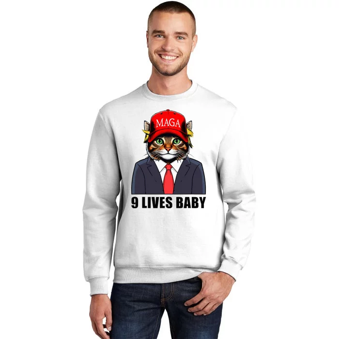 9 Lives Baby Trump 2024 You Missed Again Sweatshirt