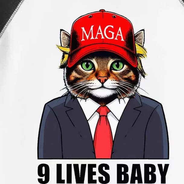 9 Lives Baby Trump 2024 You Missed Again Toddler Fine Jersey T-Shirt