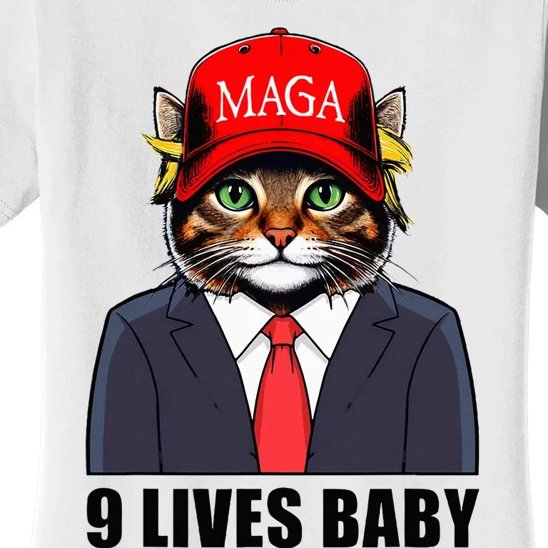 9 Lives Baby Trump 2024 You Missed Again Women's T-Shirt