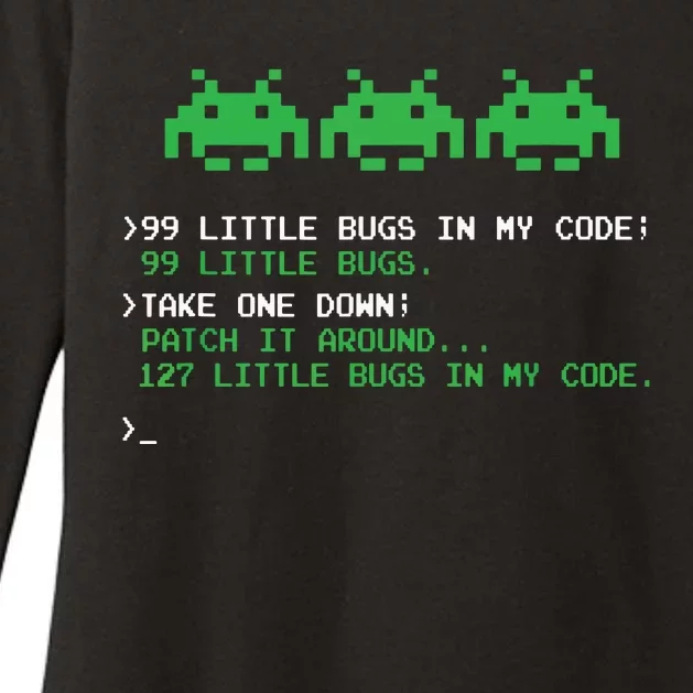 99 Little Bugs In The Code Software Engineer Programmer Womens CVC Long Sleeve Shirt