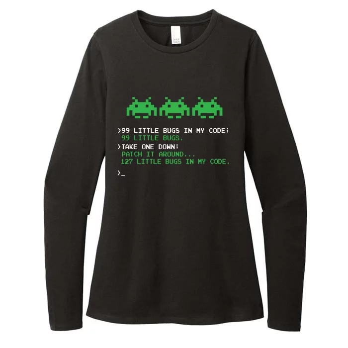 99 Little Bugs In The Code Software Engineer Programmer Womens CVC Long Sleeve Shirt