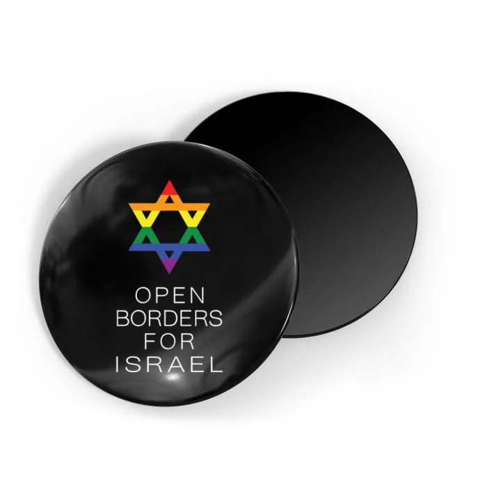 9Mmsmg Lgbtq Jewish Pride Open Borders For Israel Magnet