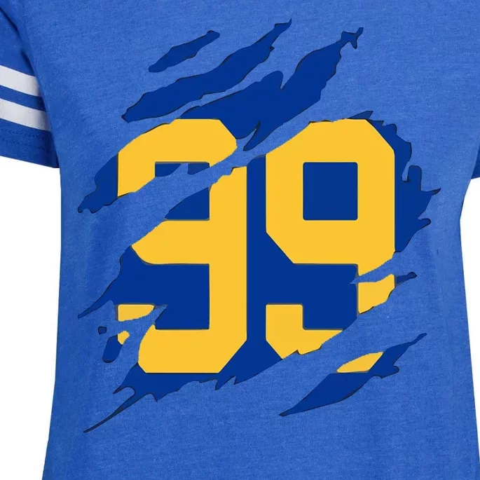 99 LA RAMS Enza Ladies Jersey Football T-Shirt