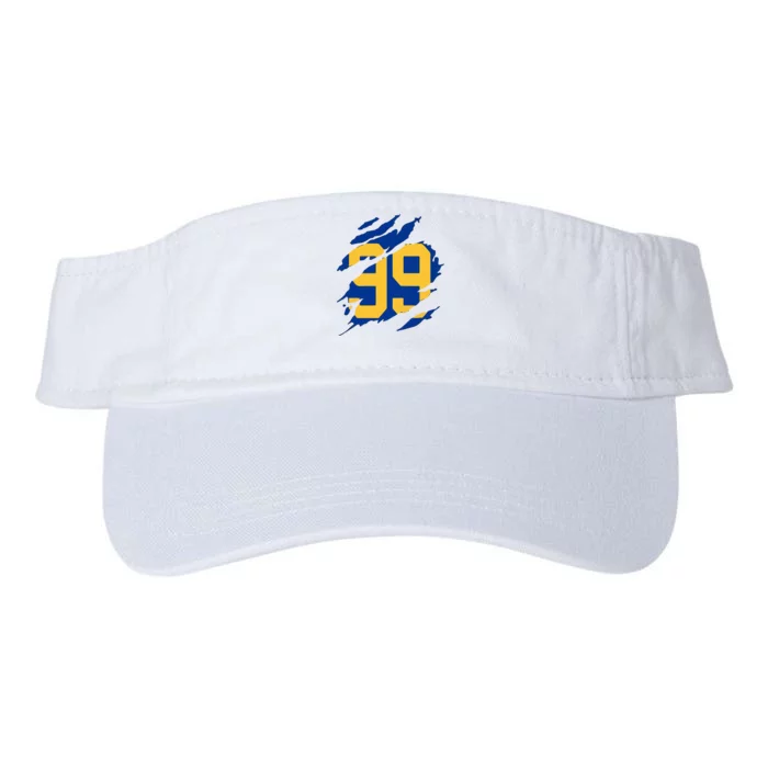 99 LA RAMS Valucap Bio-Washed Visor