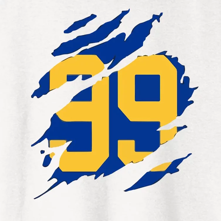 99 LA RAMS Women's Crop Top Tee