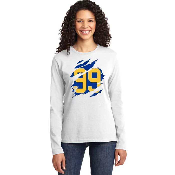 99 LA RAMS Ladies Long Sleeve Shirt