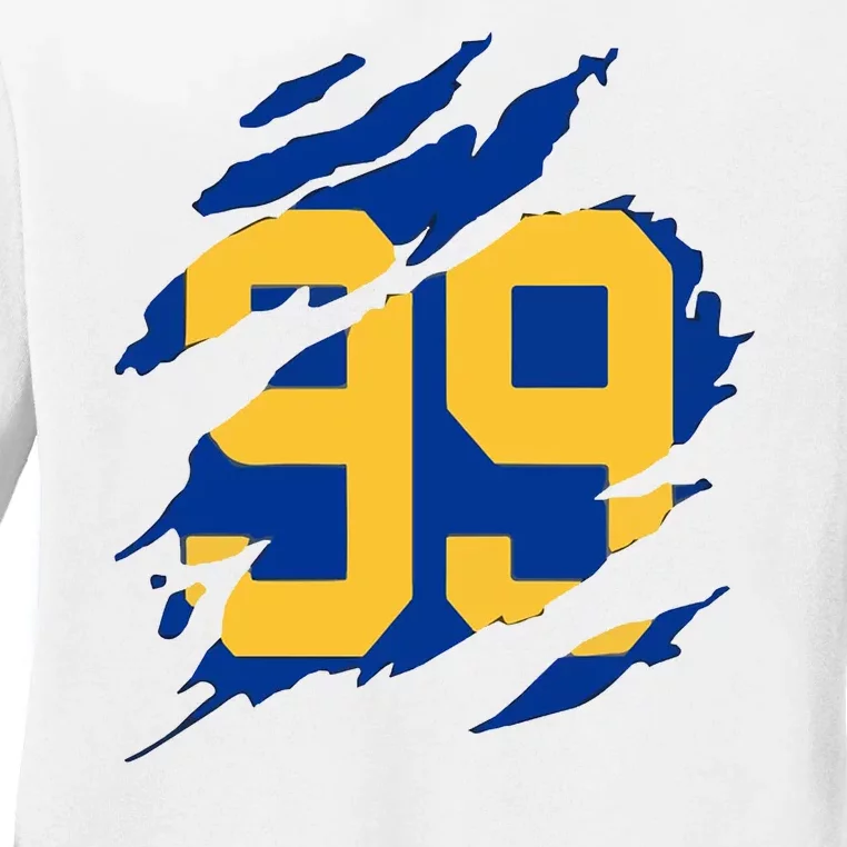 99 LA RAMS Ladies Long Sleeve Shirt