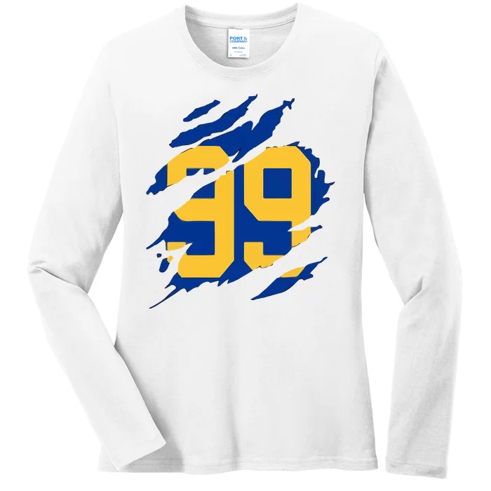 99 LA RAMS Ladies Long Sleeve Shirt