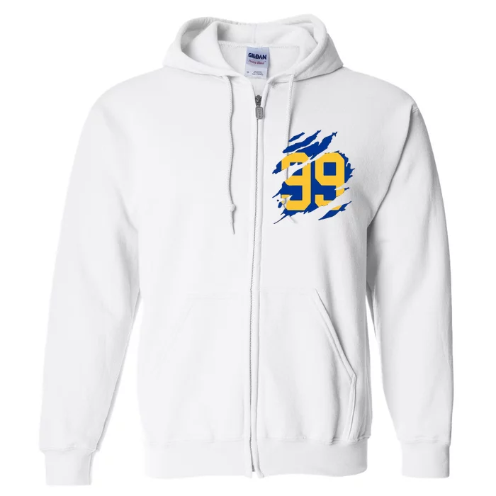 99 LA RAMS Full Zip Hoodie