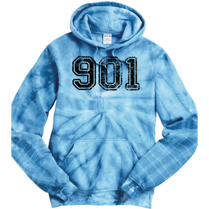 901 Memphis Hometown Love Tie Dye Hoodie