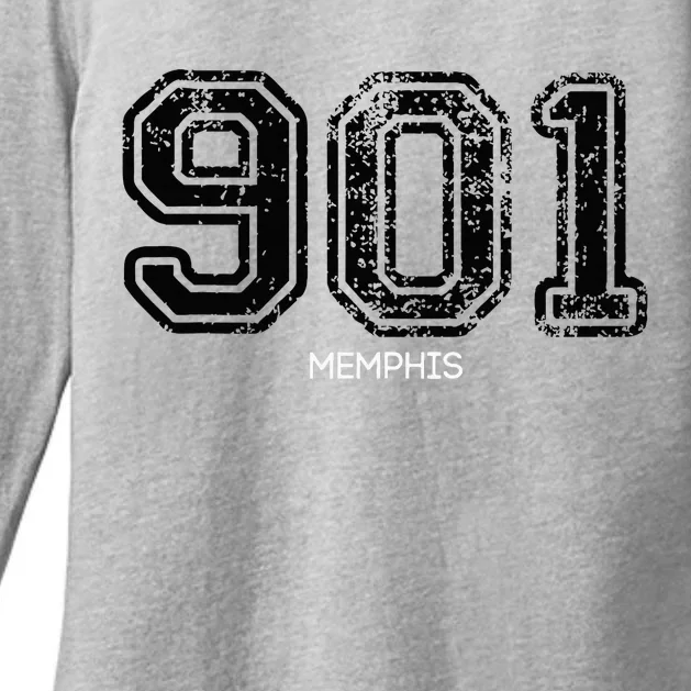 901 Memphis Hometown Love Womens CVC Long Sleeve Shirt