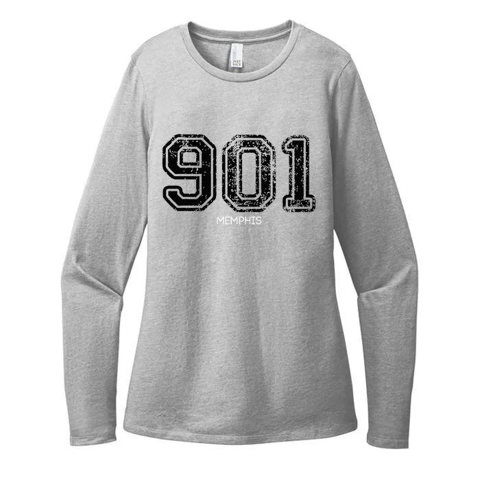 901 Memphis Hometown Love Womens CVC Long Sleeve Shirt