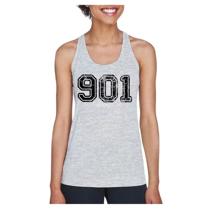 901 Memphis Hometown Love Women's Racerback Tank