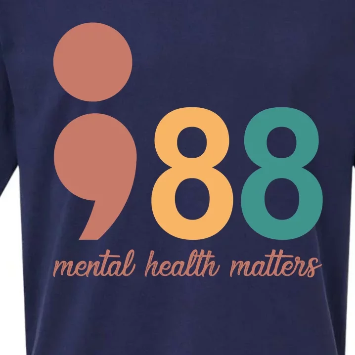 988 Mental Health Matters Retro Sueded Cloud Jersey T-Shirt