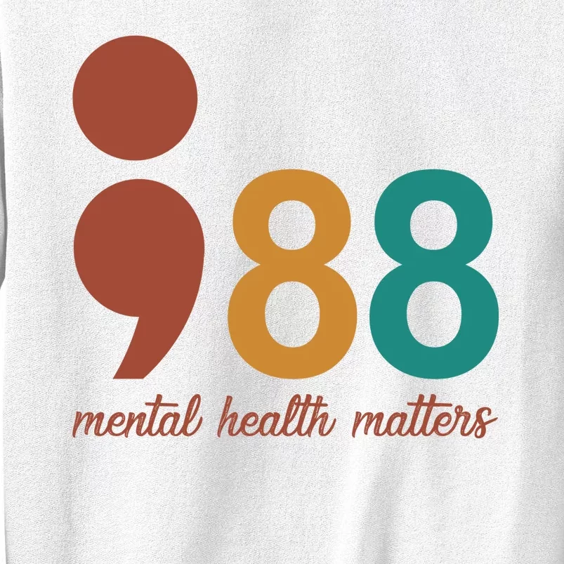 988 Mental Health Matters Retro Sweatshirt