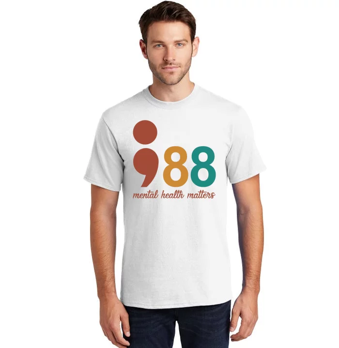 988 Mental Health Matters Retro Tall T-Shirt