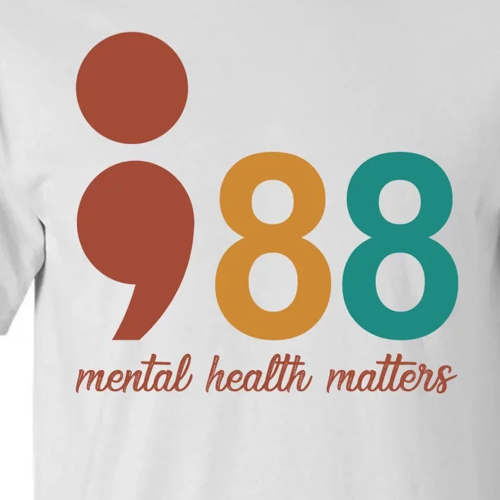 988 Mental Health Matters Retro Tall T-Shirt