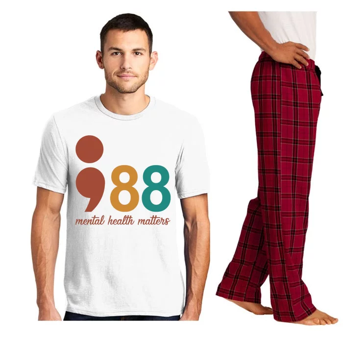 988 Mental Health Matters Retro Pajama Set