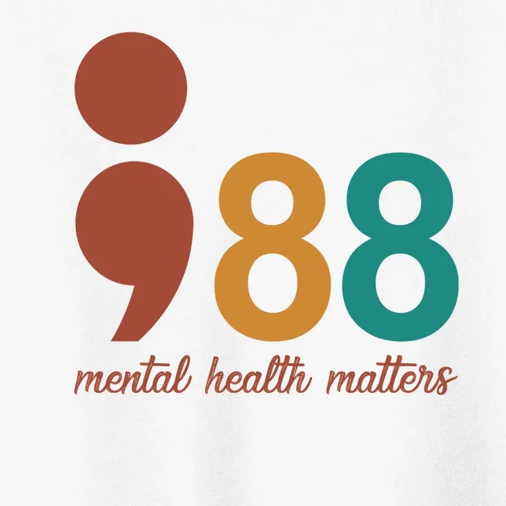 988 Mental Health Matters Retro Toddler T-Shirt