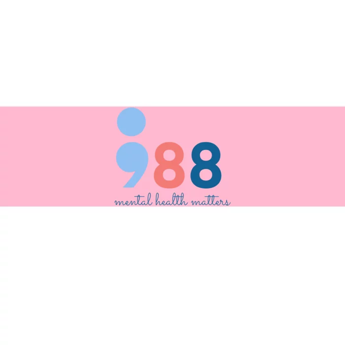 988 Mental Health Matters Suicide Prevention Awareness Bumper Sticker