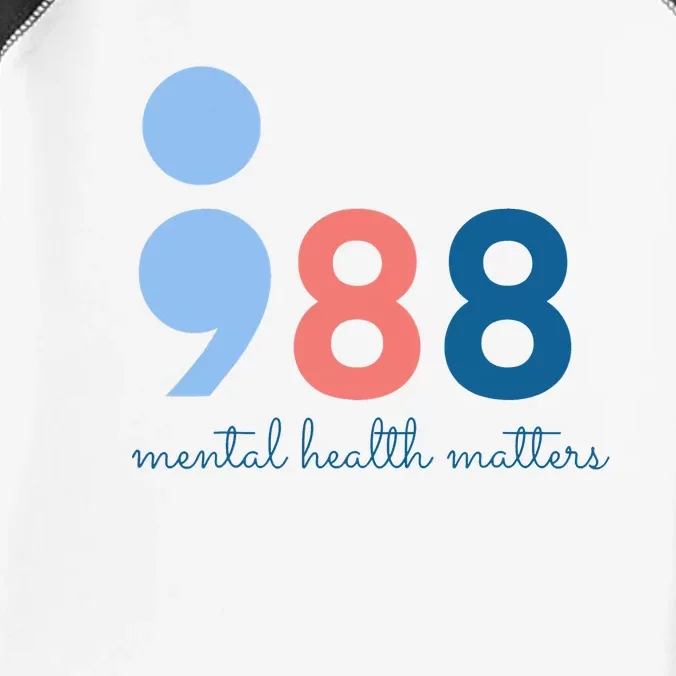 988 Mental Health Matters Suicide Prevention Awareness Infant Baby Jersey Bodysuit