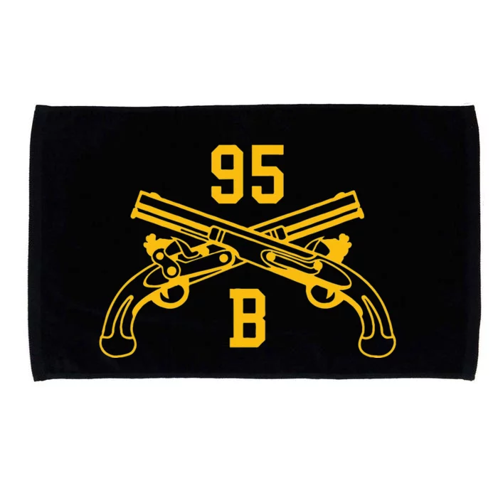 95B Military Police Officer Crossed Pistols Microfiber Hand Towel