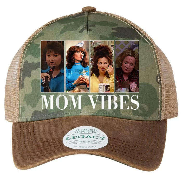 90’S Mom Vibes Funny Mom Life MotherS Day Legacy Tie Dye Trucker Hat