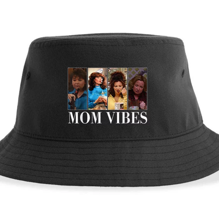 90’S Mom Vibes Funny Mom Life MotherS Day Sustainable Bucket Hat