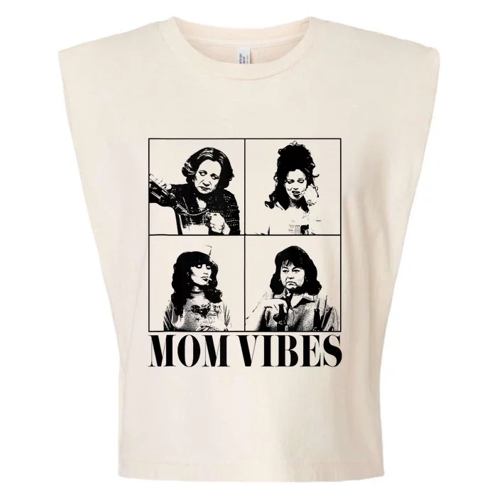 90’S Mom Vibes Vintage Funny Cool Mom Trendy MotherS Day Garment-Dyed Women's Muscle Tee