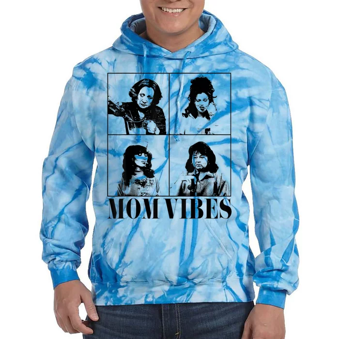 90’S Mom Vibes Vintage Funny Cool Mom Trendy Mothers Day Tie Dye Hoodie