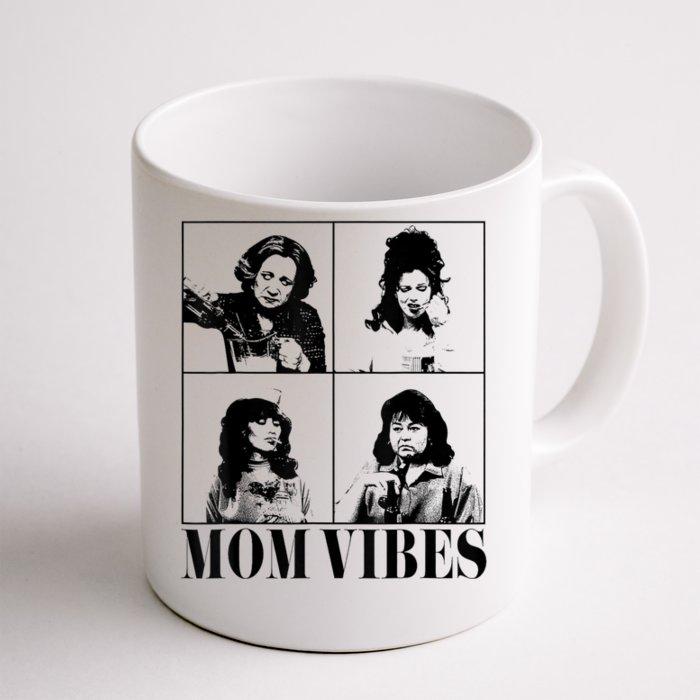 90’S Mom Vibes Vintage Funny Cool Mom Trendy Mothers Day Front & Back Coffee Mug