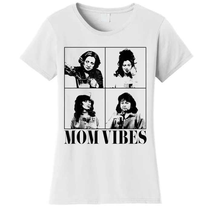 90’S Mom Vibes Vintage Funny Cool Mom Trendy Mothers Day Women's T-Shirt