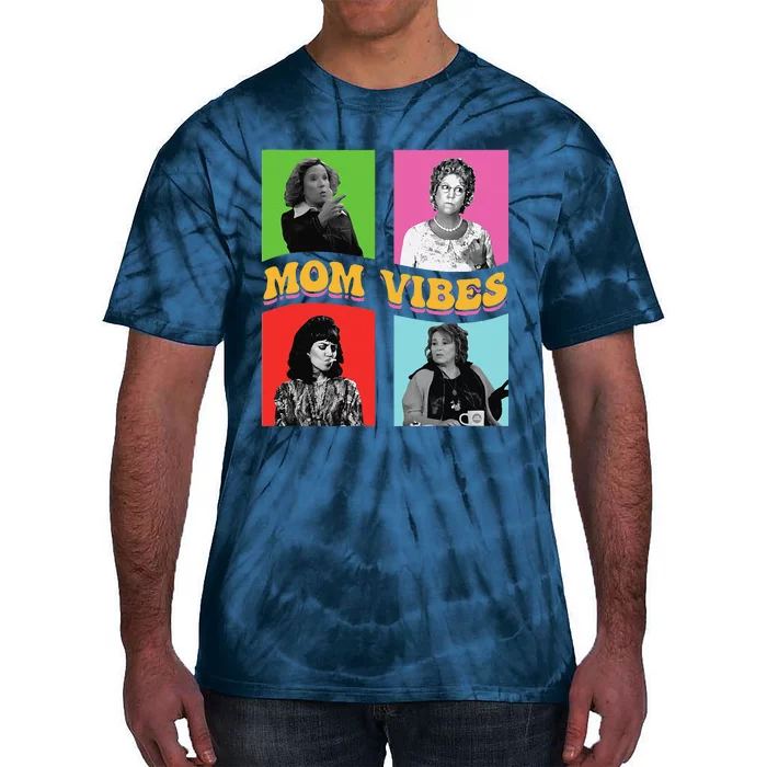 90’S Mom Vibes Vintage Retro Funny New Mom Life Mother Day Tie-Dye T-Shirt