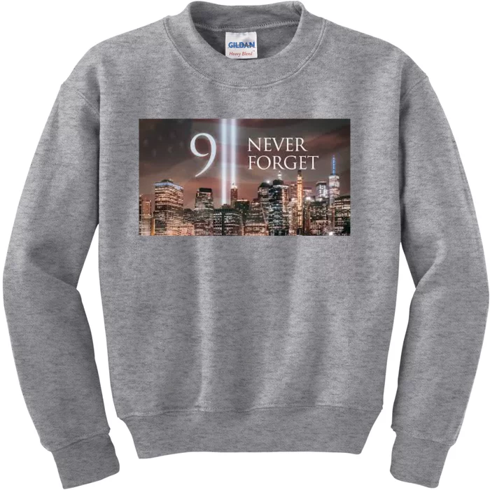 911 never forget Kids Sweatshirt