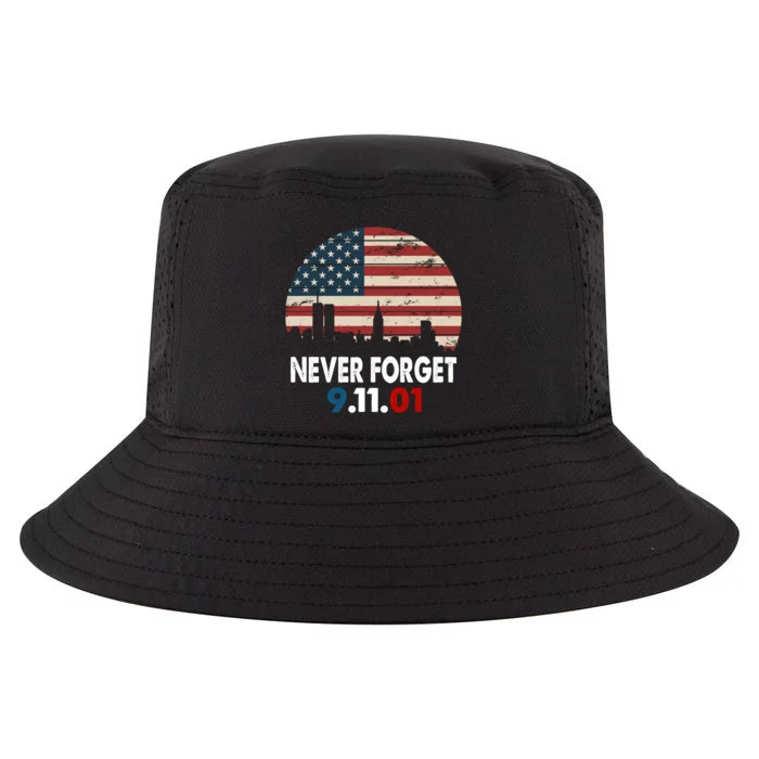 9.11.01 Never Forget 20th Anniversary Cool Comfort Performance Bucket Hat